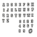 PIN'S LETTRES & CHIFFRES